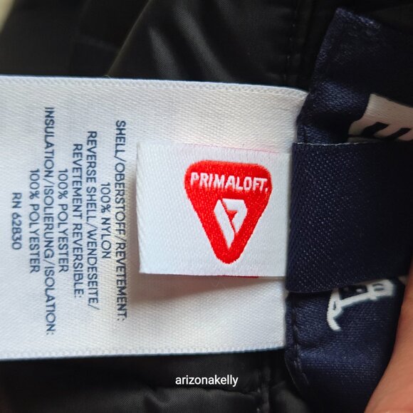 NWOT Reversible Coat--Nylon Shell, Furry Lining, Primaloft Insulation Lands' End - Picture 7 of 12